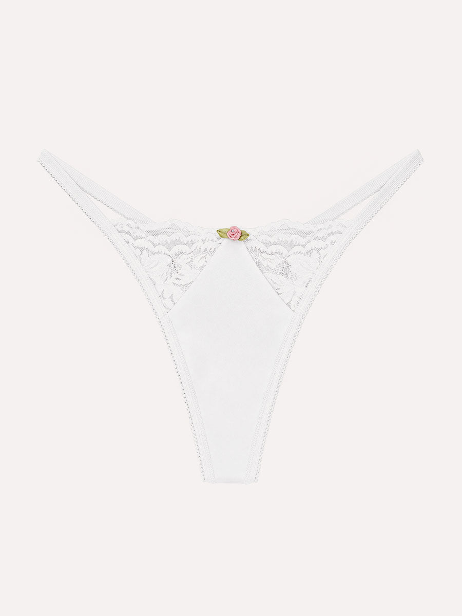 Noya Contrast String Thong Panty - product image 1 | CERYNA