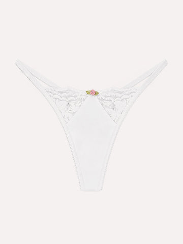 Noya Contrast String Thong Panty