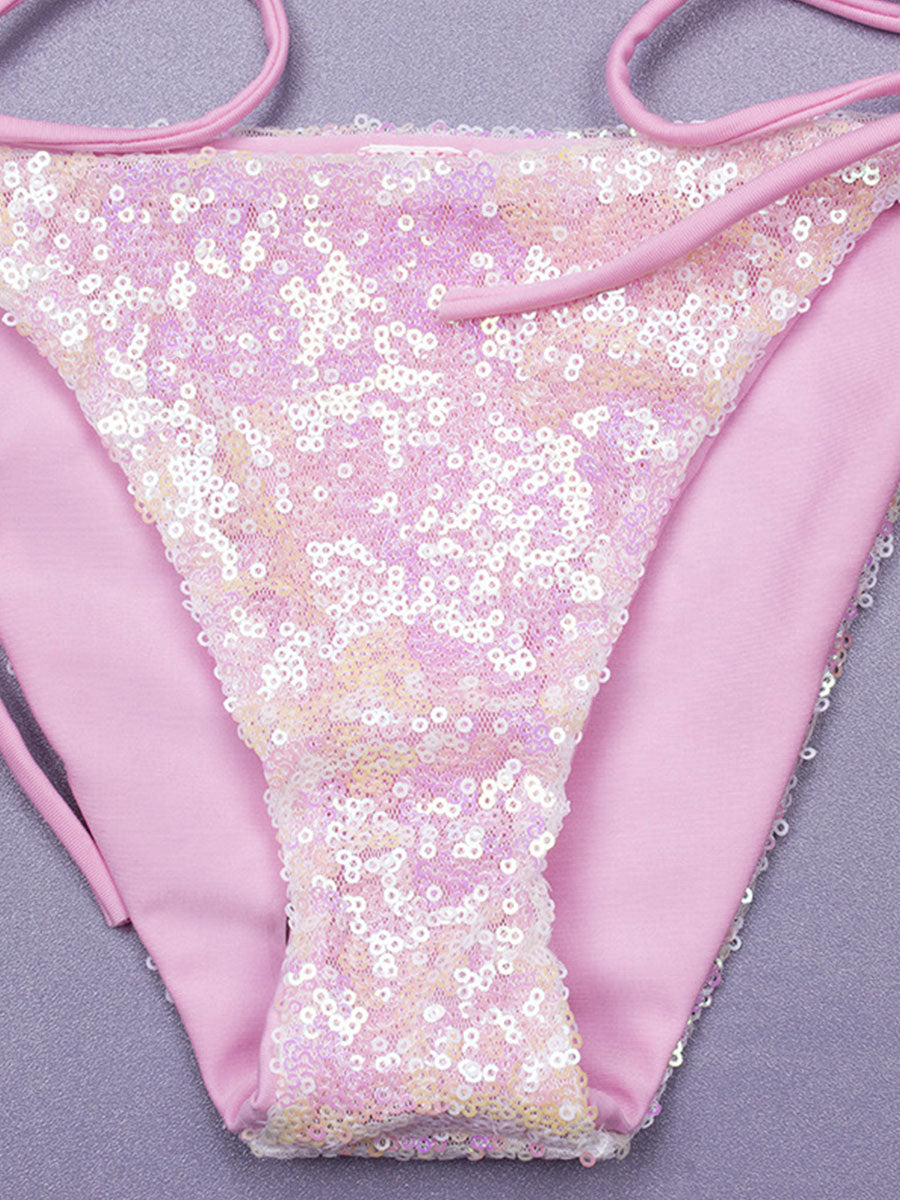 Sequin Tie Bikini Set - product image 6 | CERYNA