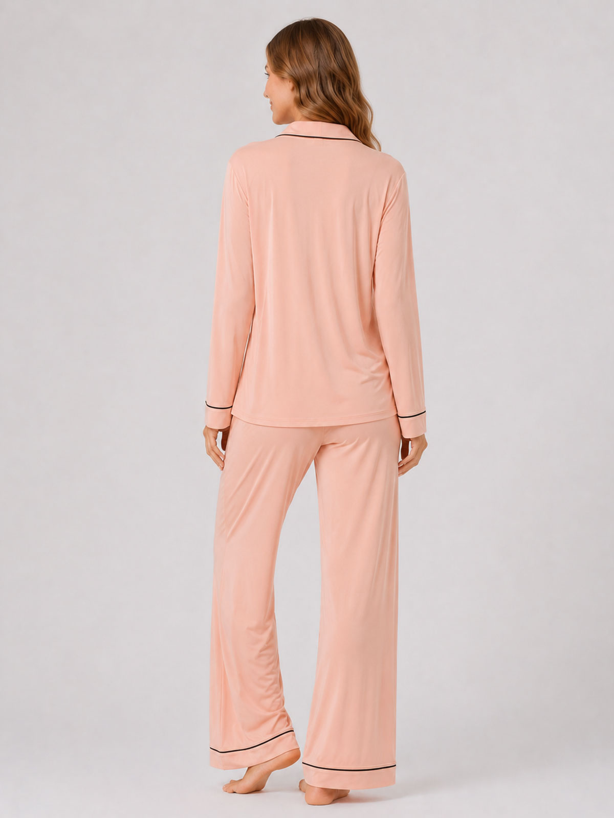 Classic Knit Long Pajama Set - product image 5 | CERYNA