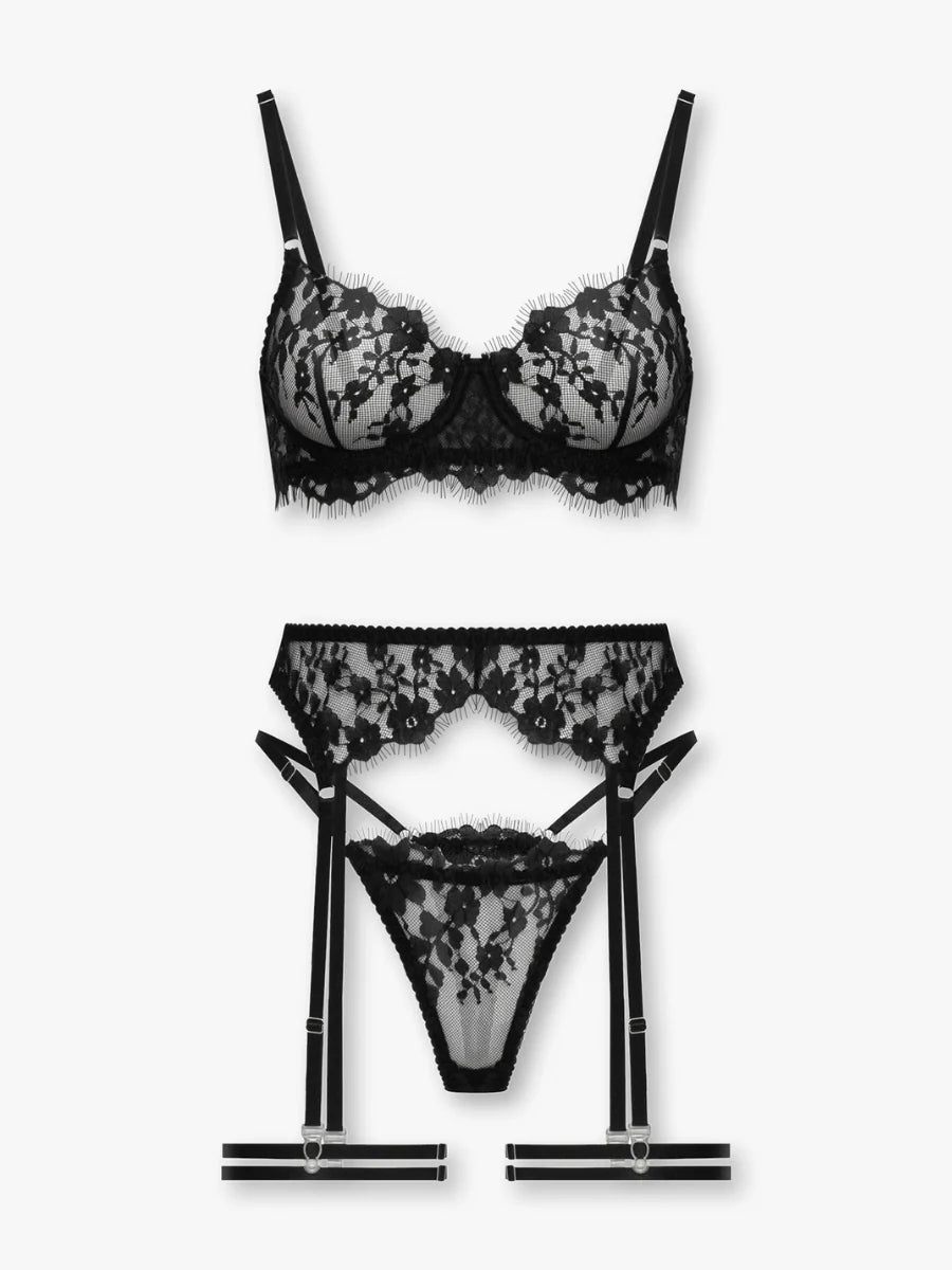 Delia Floral Lace Lingerie Set - product image 12 | CERYNA