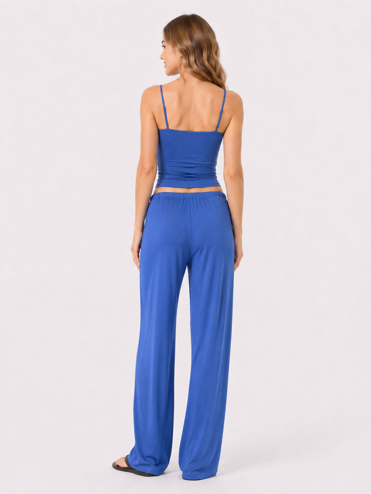 Lace-Trim Tank Top & Long Pajama Pant - product image 3 | CERYNA