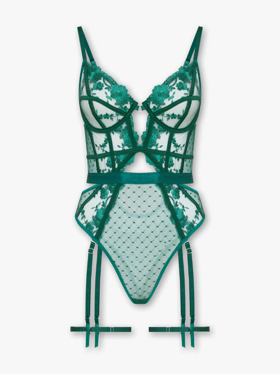 Lily Embroidered Bodysuit - product image 25 | CERYNA