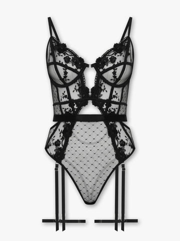 Lily Embroidered Bodysuit - product image 5 | CERYNA