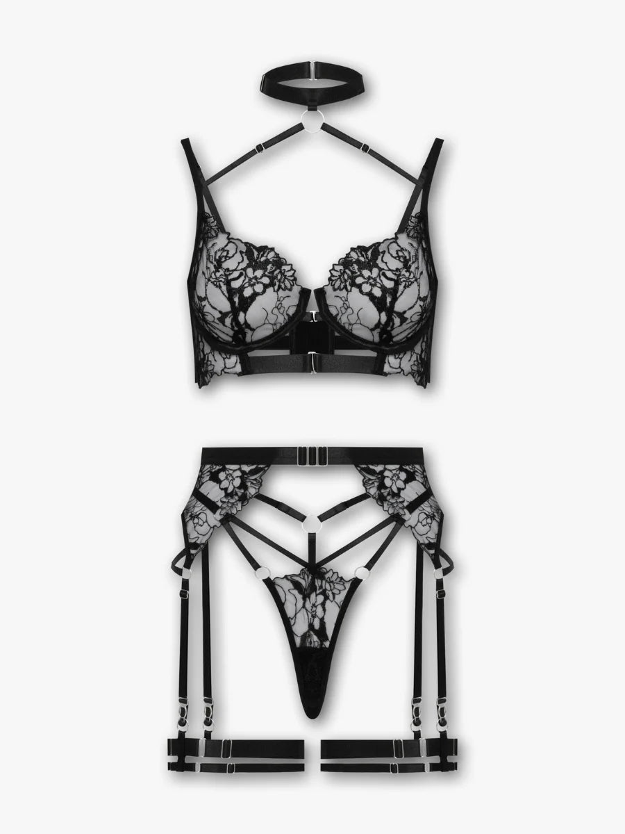 Serena Embroidered Lingerie Set - product image 7 | CERYNA
