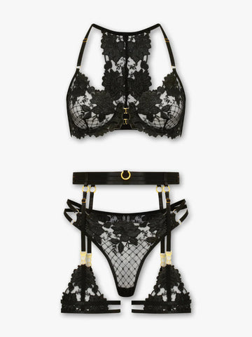 Isla Floral Lace Lingerie Set - product image 7 | CERYNA