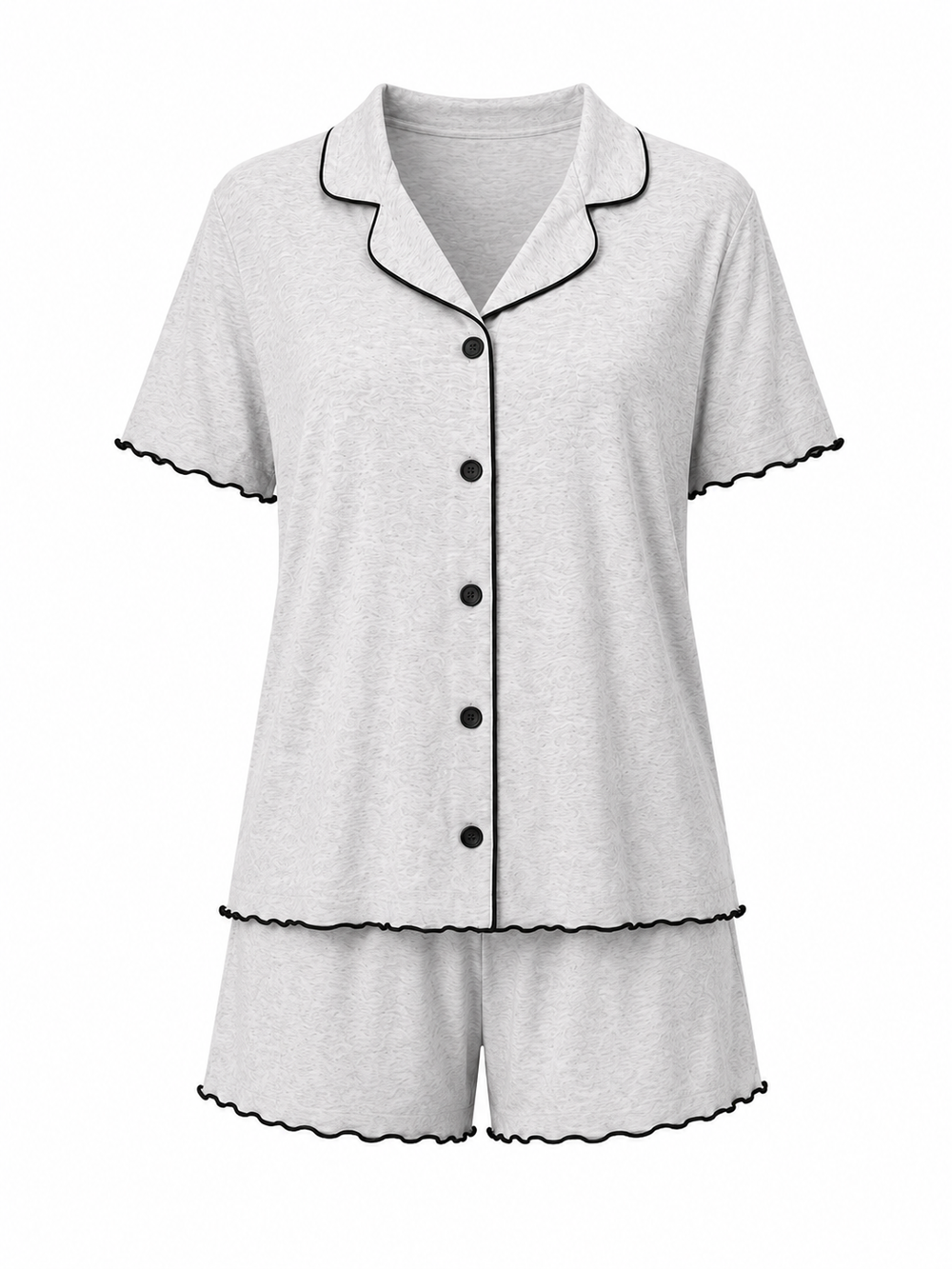 Button Up Short Pajama Set - product image 1 | CERYNA