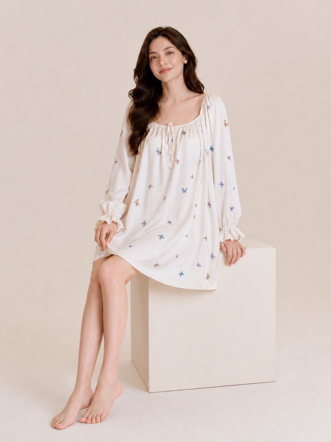 Liora Butterfly Mini Nightgown - product image 5 | CERYNA