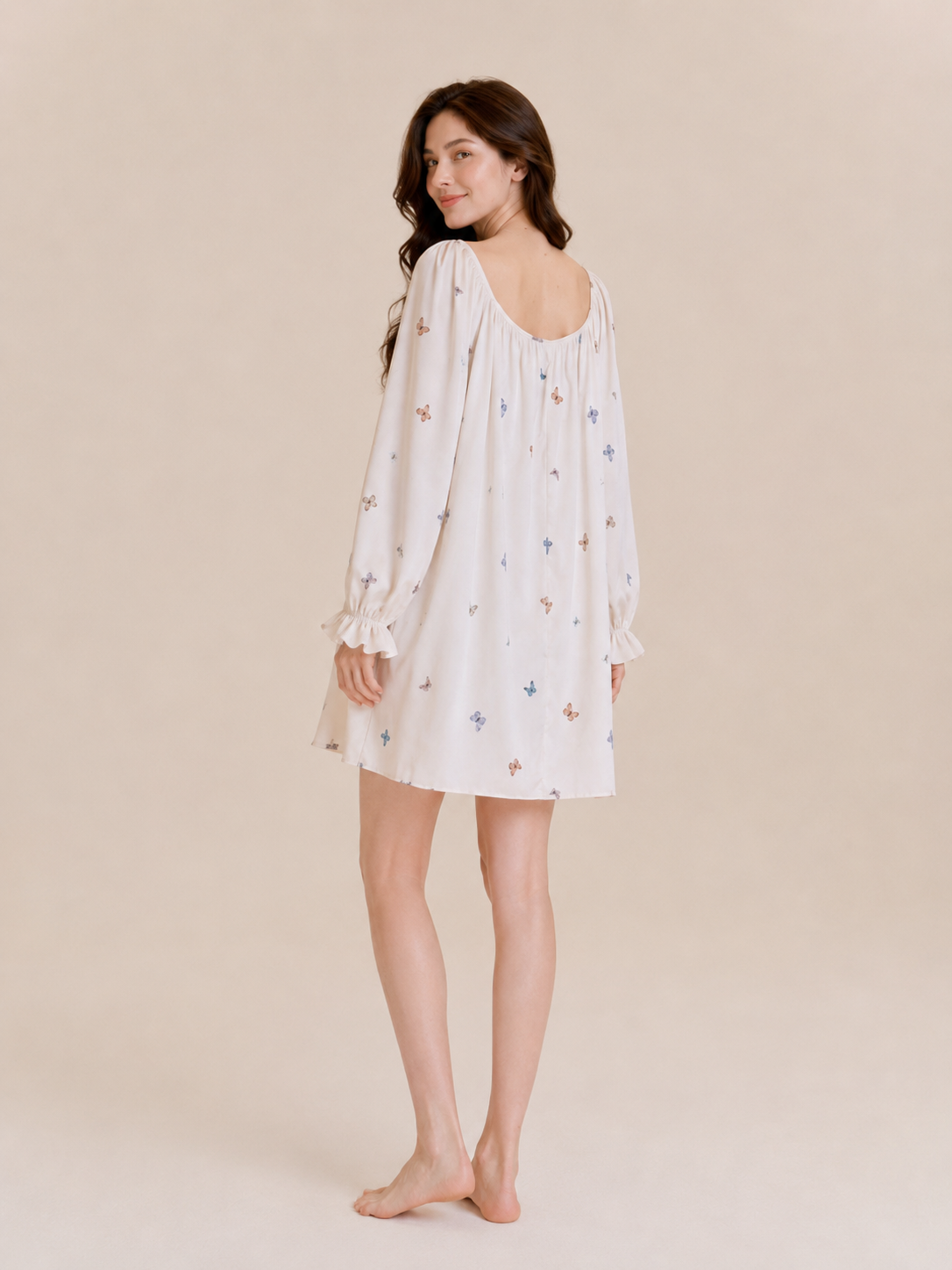 Liora Butterfly Mini Nightgown - product image 3 | CERYNA