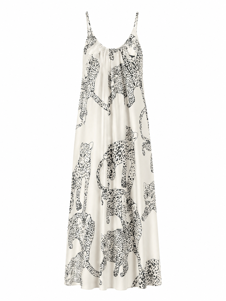 Leonie Leopard Maxi Nightgown - product image 1 | CERYNA