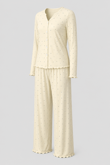 Polka Dot Long Pajama Set