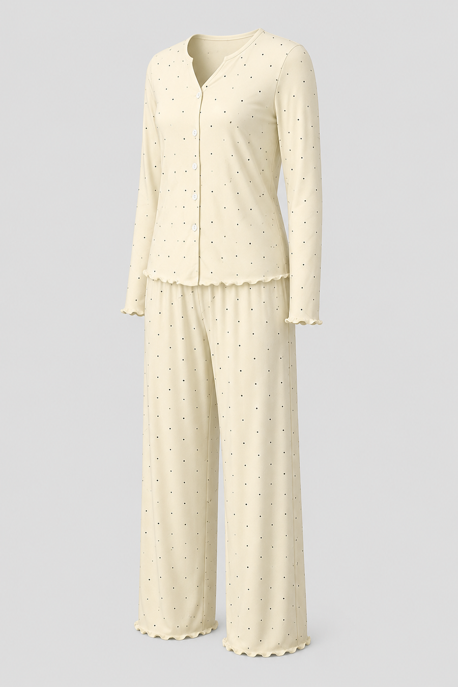 Polka Dot Long Pajama Set - product image 1 | CERYNA