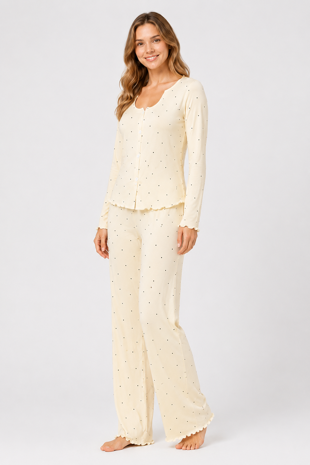 Polka Dot Long Pajama Set - product image 5 | CERYNA