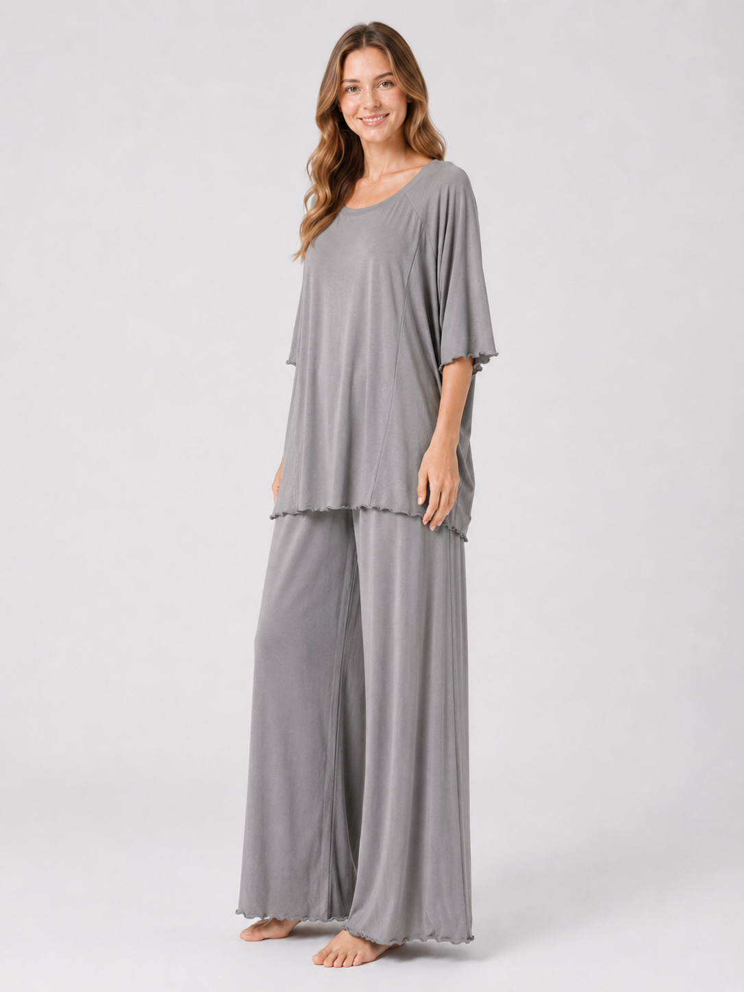 Juliette Wide-Leg Lounge Set - product image 4 | CERYNA