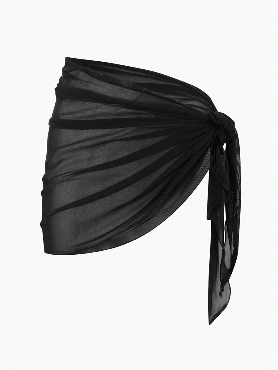 Mila Sheer Crinkle Mini Sarong - product image 1 | CERYNA